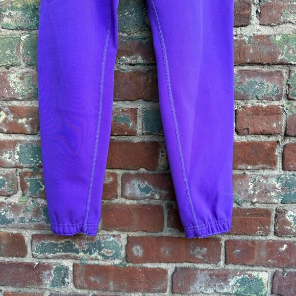 Vintage 80s Hot Chillys Ski Pants Women's Size Medium Purple High Waist Legging - Picture 3 of 8